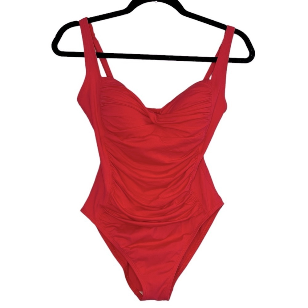 La Blanca Women's Encore Event Sweetheart-Cup Mio One-Piece Swimsuit Size 8